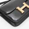  HERMES 'Constance' vintage bag in Black box leather