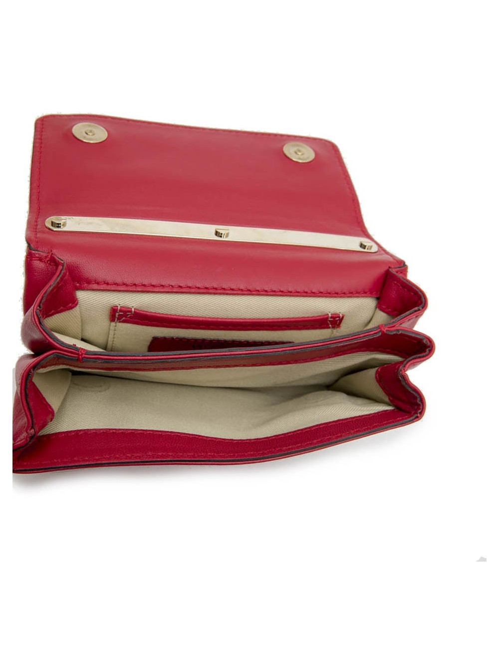 Petit sac VALENTINO en cuir lisse rouge