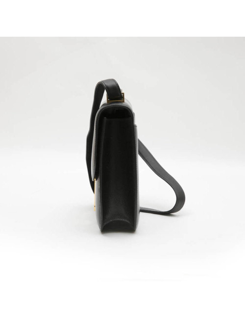  HERMES 'Constance' vintage bag in black box leather