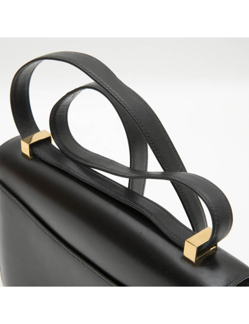  HERMES 'Constance' vintage bag in black box leather