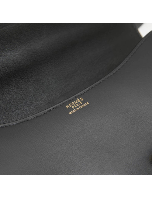  HERMES 'Constance' vintage bag in black box leather