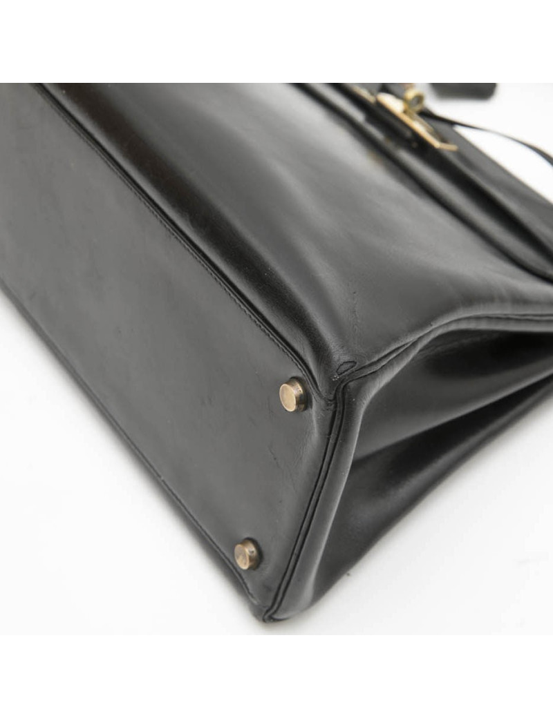 Sac Kelly 32 HERMES Vintage cuir box