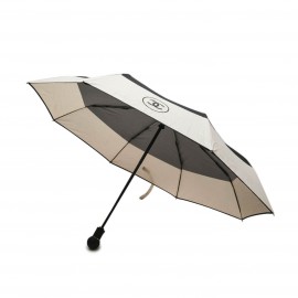 CHANEL umbrella with CC logo in beige and black fabric - VALOIS VINTAGE  PARIS