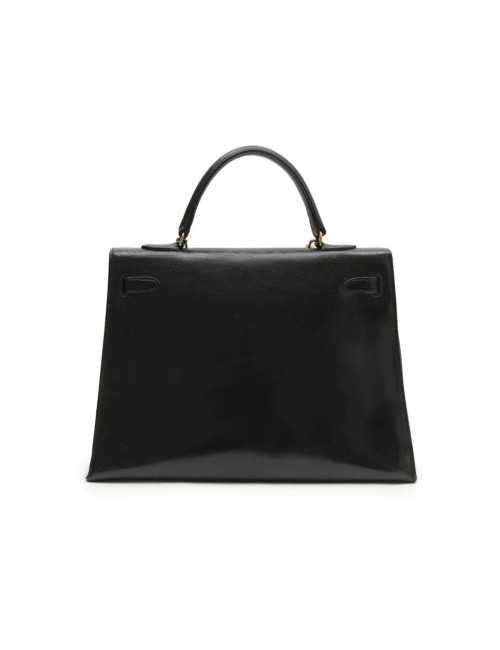 Sac Kelly 35 HERMES  Vintage cuir box