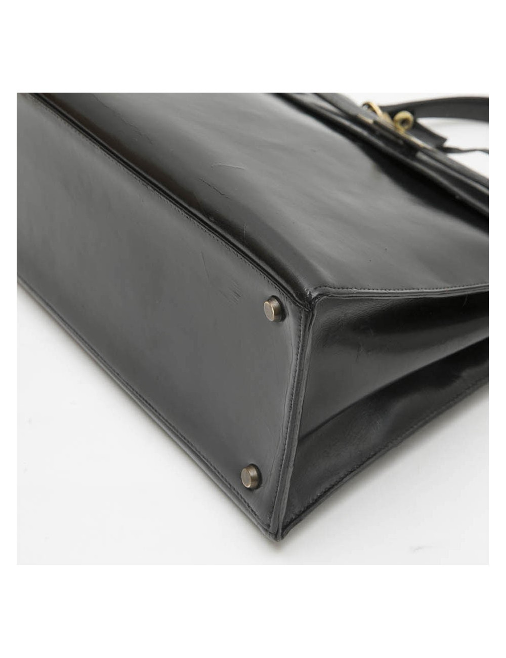 Sac Kelly 35 HERMES  Vintage cuir box