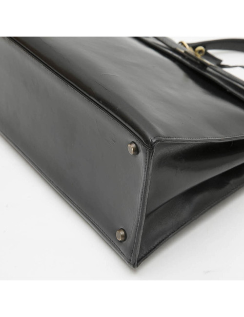 Sac Kelly 35 HERMES  Vintage cuir box