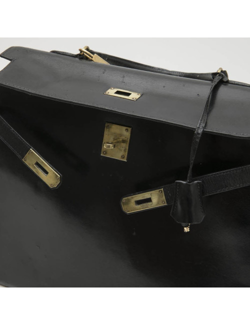 Sac Kelly 35 HERMES  Vintage cuir box