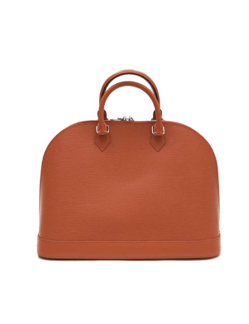 Sac Alma LOUIS VUITTON GM cuir épi orange