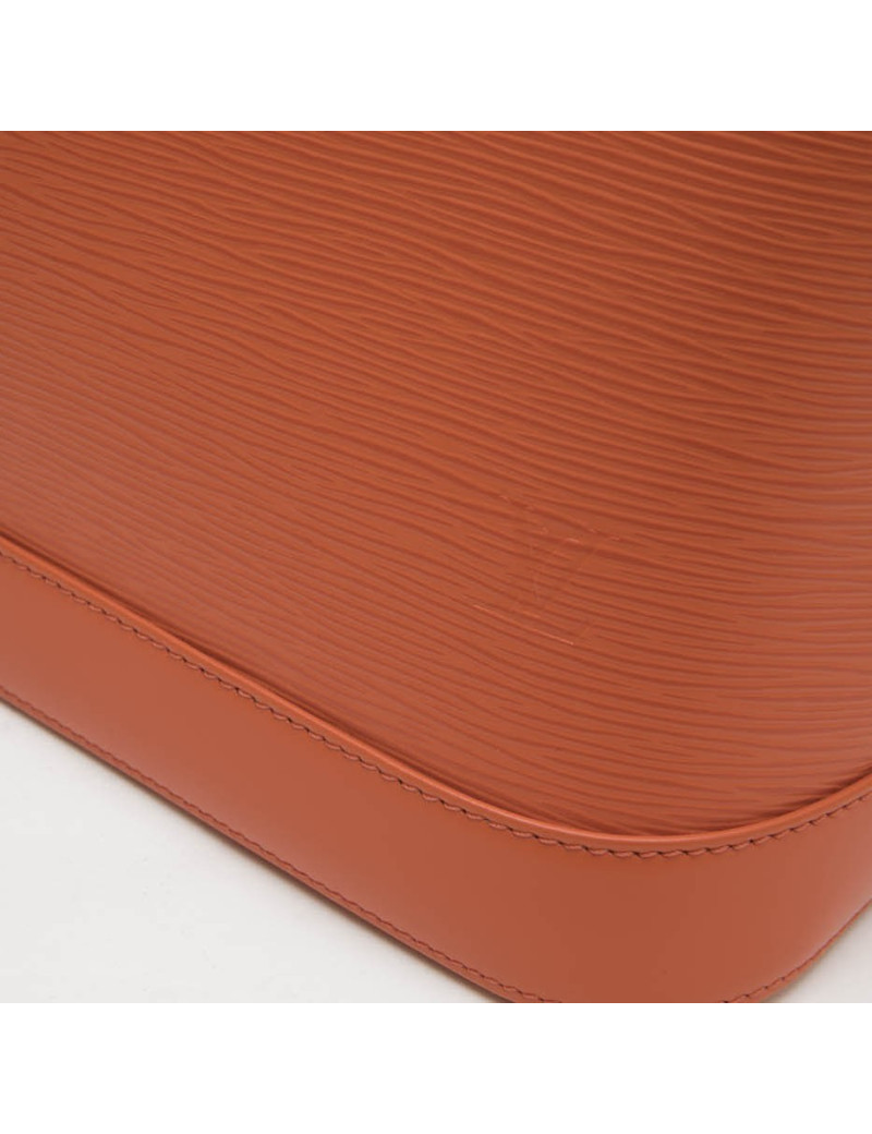 Sac Alma LOUIS VUITTON GM cuir épi orange