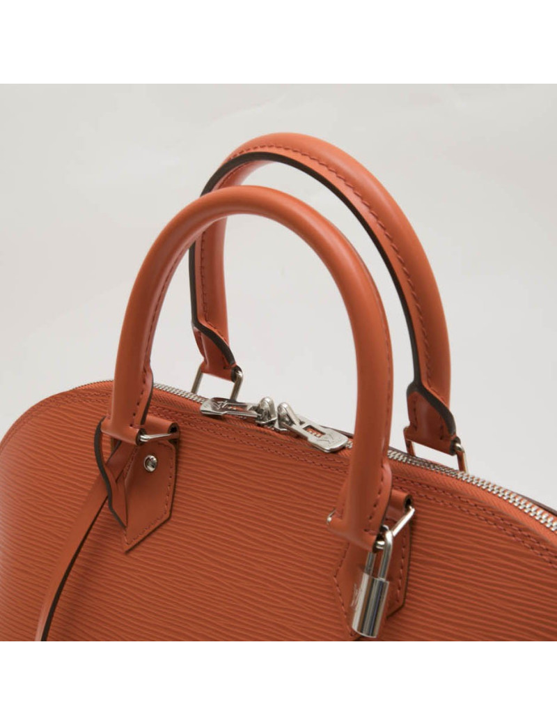 Sac Alma LOUIS VUITTON GM cuir épi orange