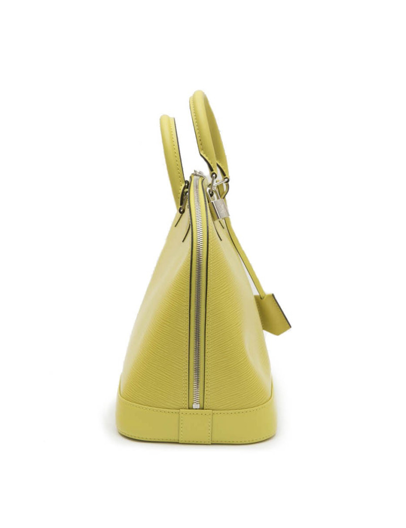 Sac Alma LOUIS VUITTON  MM cuir épi pistache