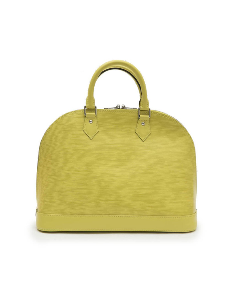 Sac Alma LOUIS VUITTON  MM cuir épi pistache