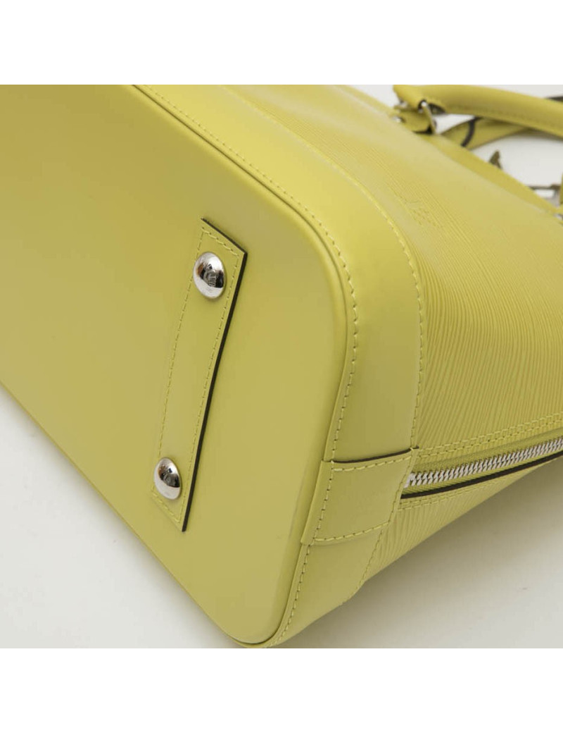 Sac Alma LOUIS VUITTON cuir épi pistache