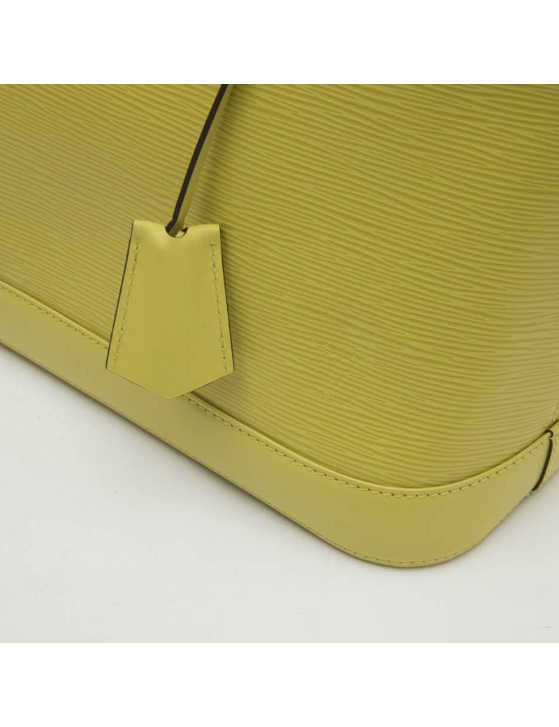 Sac Alma LOUIS VUITTON cuir épi pistache