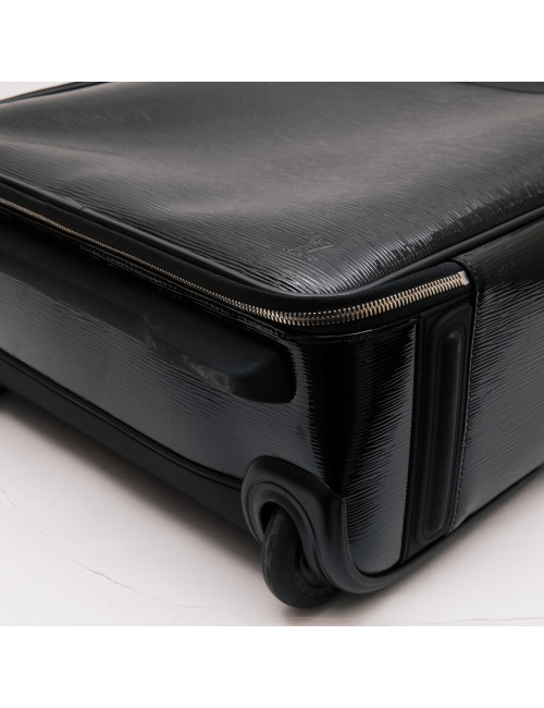 Valise roulante LOUIS VUITTON cuir verni 
