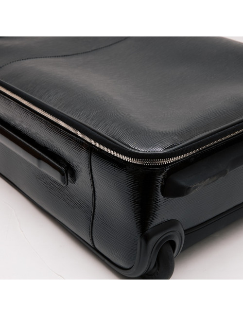 Valise roulante LOUIS VUITTON cuir verni 