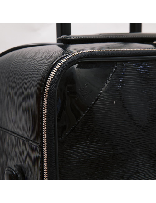 Valise roulante LOUIS VUITTON cuir verni 