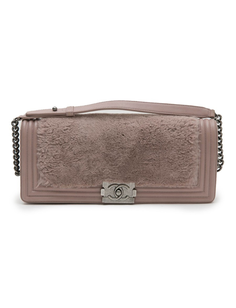 sac "Boy" CHANEL en orylag rose