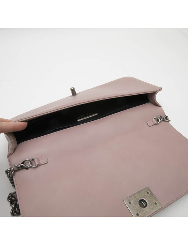 sac "Boy" CHANEL en orylag rose