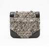 CHANEL mini bag bag in brown and beige foal and black leather