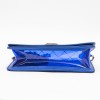 CHANEL 'Boy' bag in transparent blue electric edged with leather