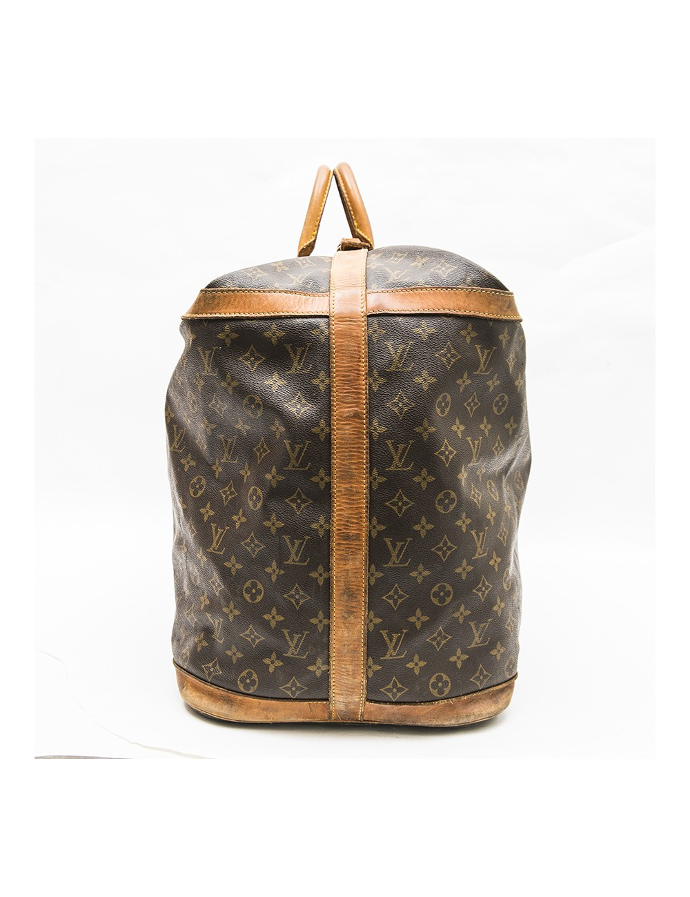 LOUIS VUITTON Weekend vintage travel bag in brown monogram canvas