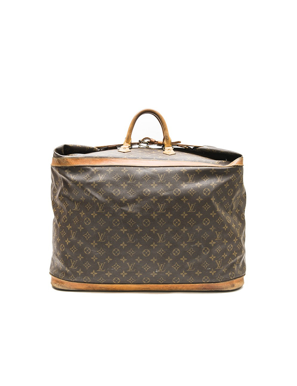 LOUIS VUITTON Weekend vintage travel bag in brown monogram canvas