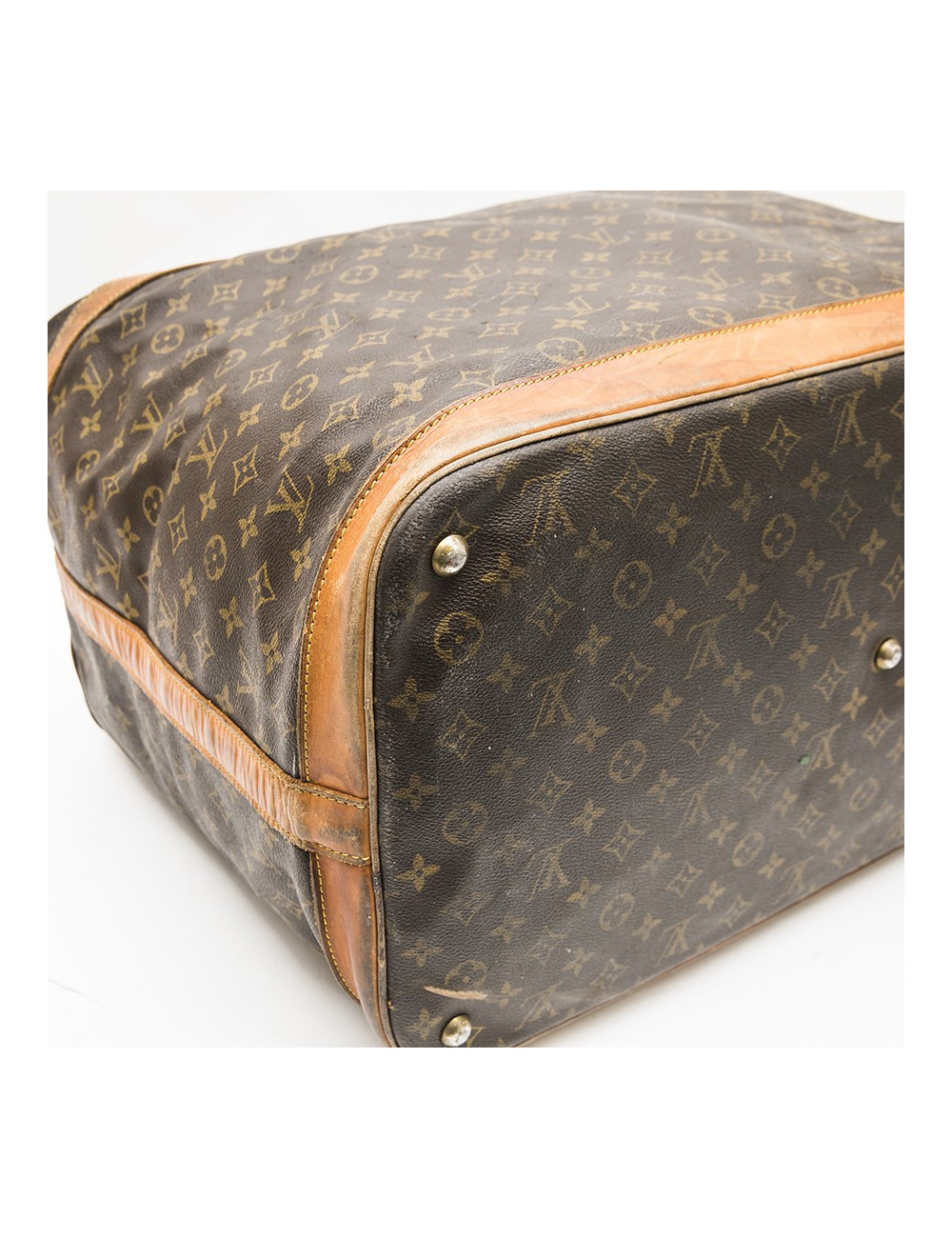 LOUIS VUITTON Weekend vintage travel bag in brown monogram canvas