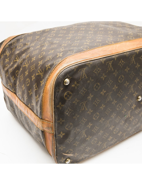LOUIS VUITTON Weekend vintage travel bag in brown monogram canvas