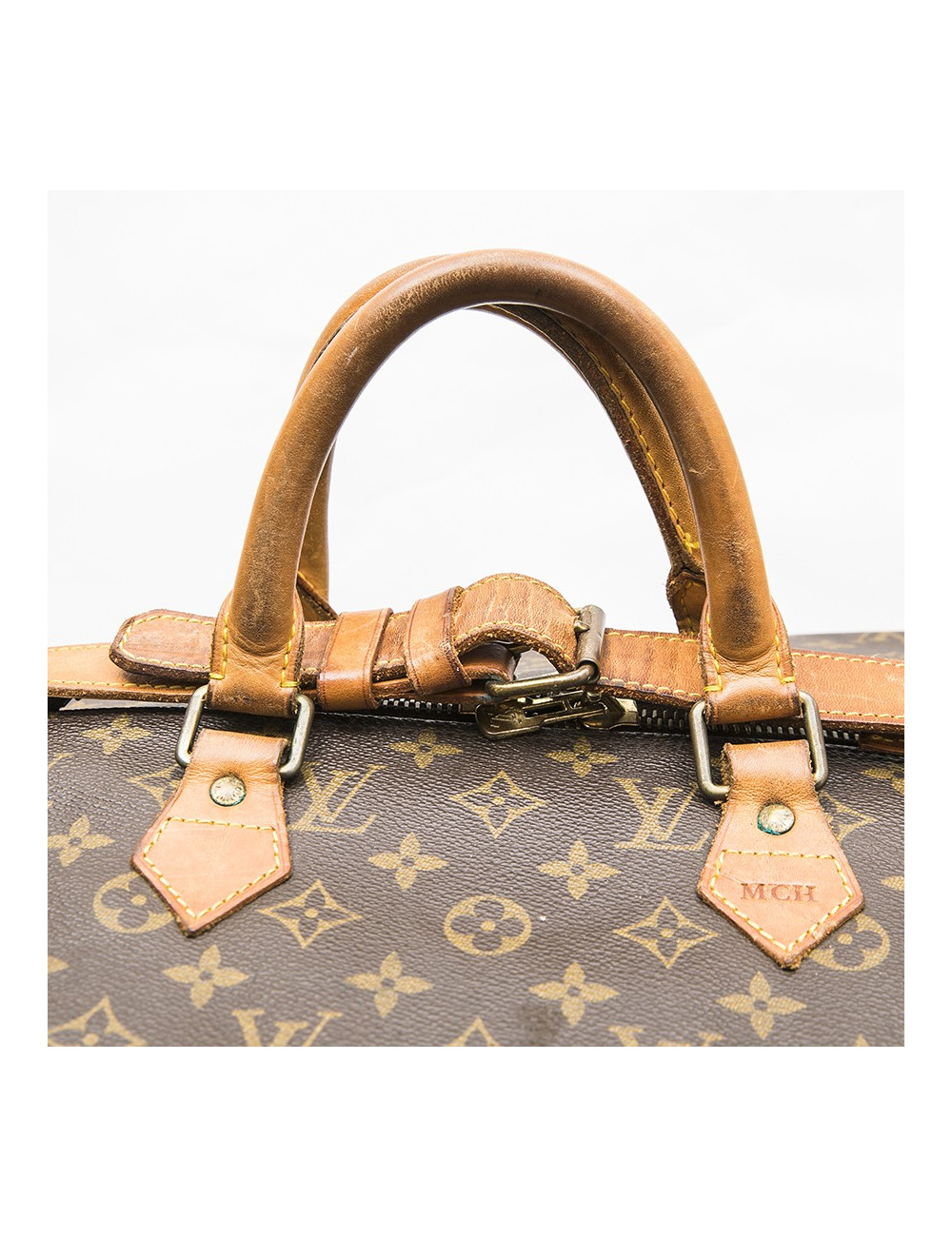 LOUIS VUITTON Weekend vintage travel bag in brown monogram canvas