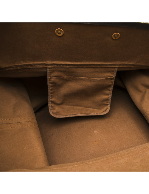 LOUIS VUITTON Weekend vintage travel bag in brown monogram canvas