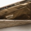 CHANEL evening clutch in gold lamé leather