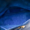SAINT LAURENT mini 'Emmanuelle' bag in blue electric leather