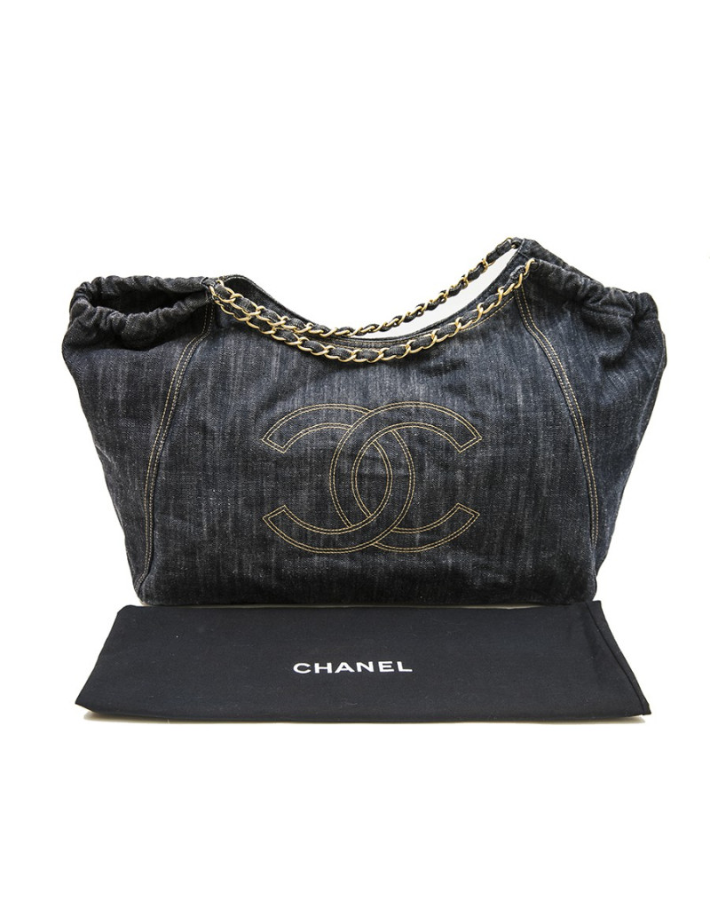 Sac CHANEL en toile denim 
