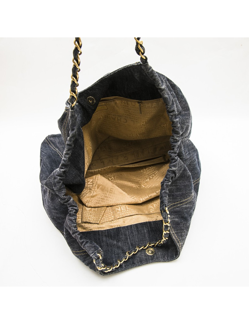 Sac CHANEL en toile denim 