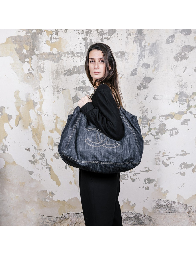 Sac CHANEL en toile denim 