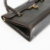 GUCCI Vintage bag in browncrocodile porosus leather