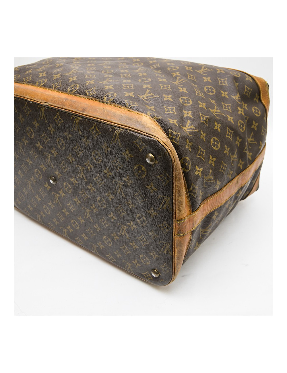 LOUIS VUITTON vintage travel bag in brown monogram canvas