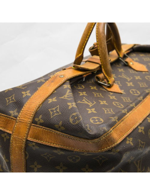 LOUIS VUITTON vintage travel bag in brown monogram canvas