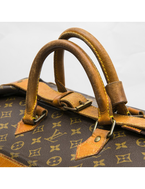 LOUIS VUITTON vintage travel bag in brown monogram canvas