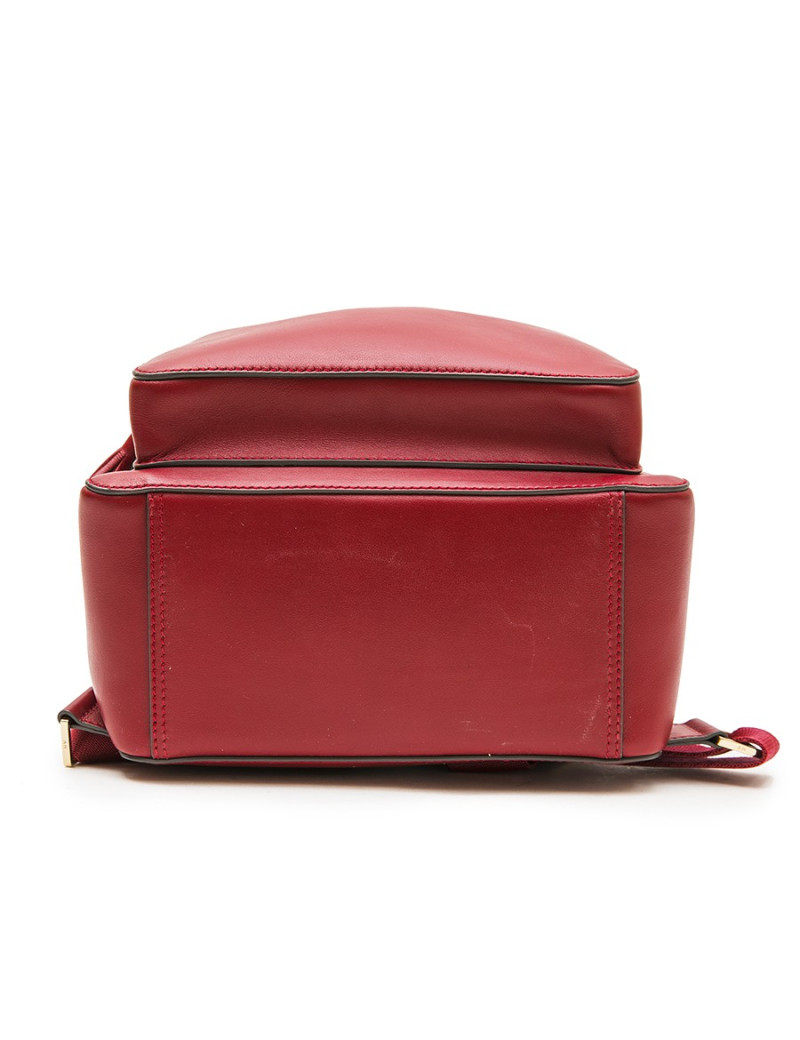ANYA HINDMARCH backpack in burgundy smooth leather