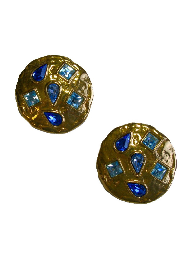 Boucles d'oreille clips YSL SAINT LAURENT