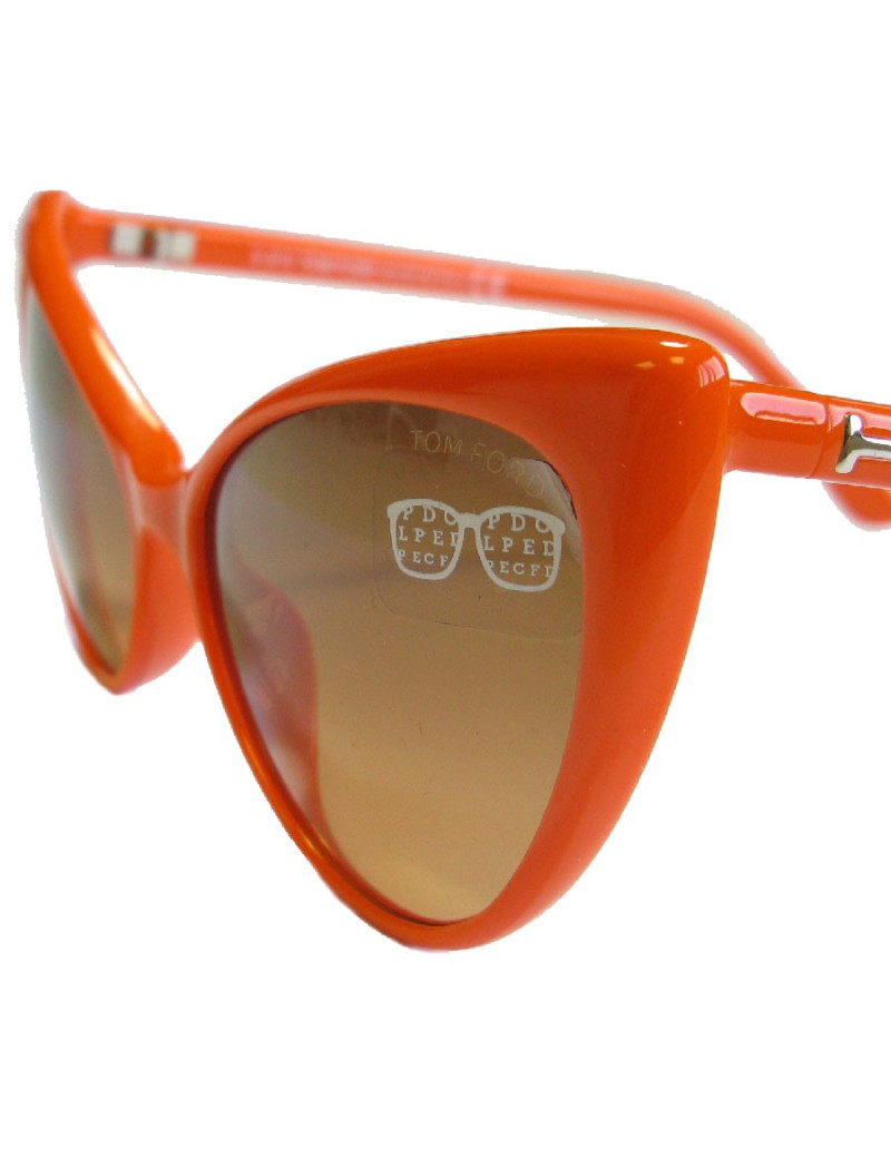 Lunettes de soleil TOM FORD modèle Anastasia en plastique orange