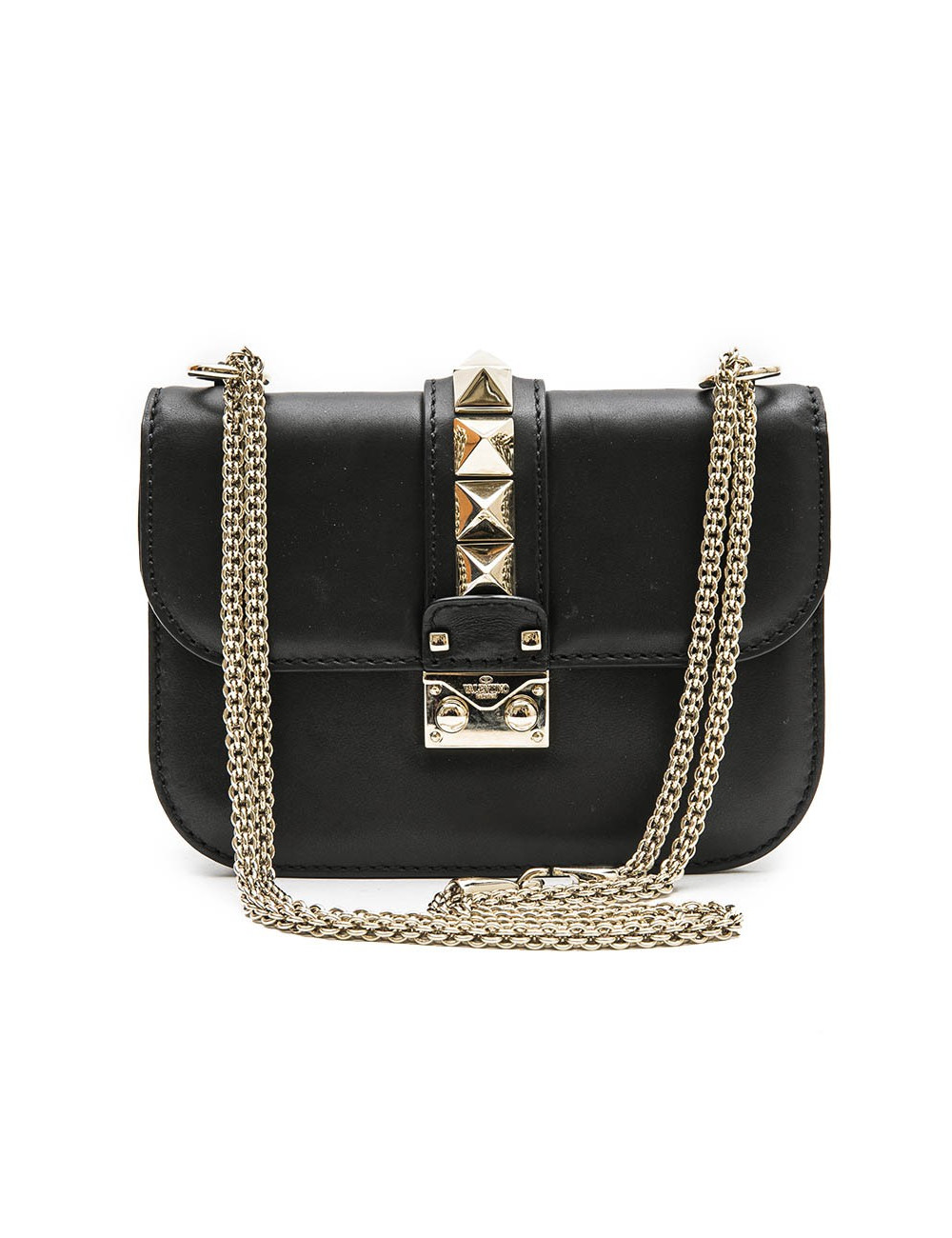 Sac VALENTINO cuir noir Rockstuds