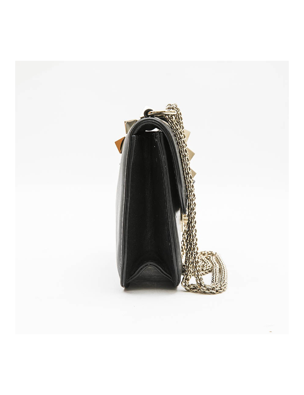 Sac VALENTINO cuir noir Rockstuds