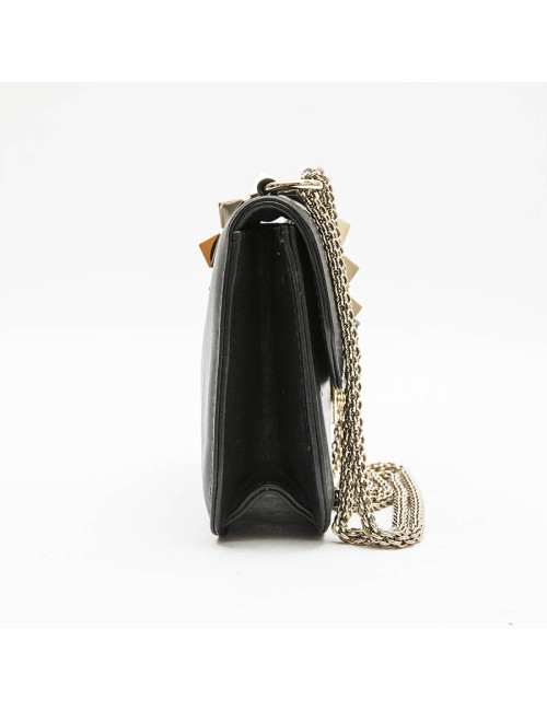 Sac VALENTINO cuir noir Rockstuds