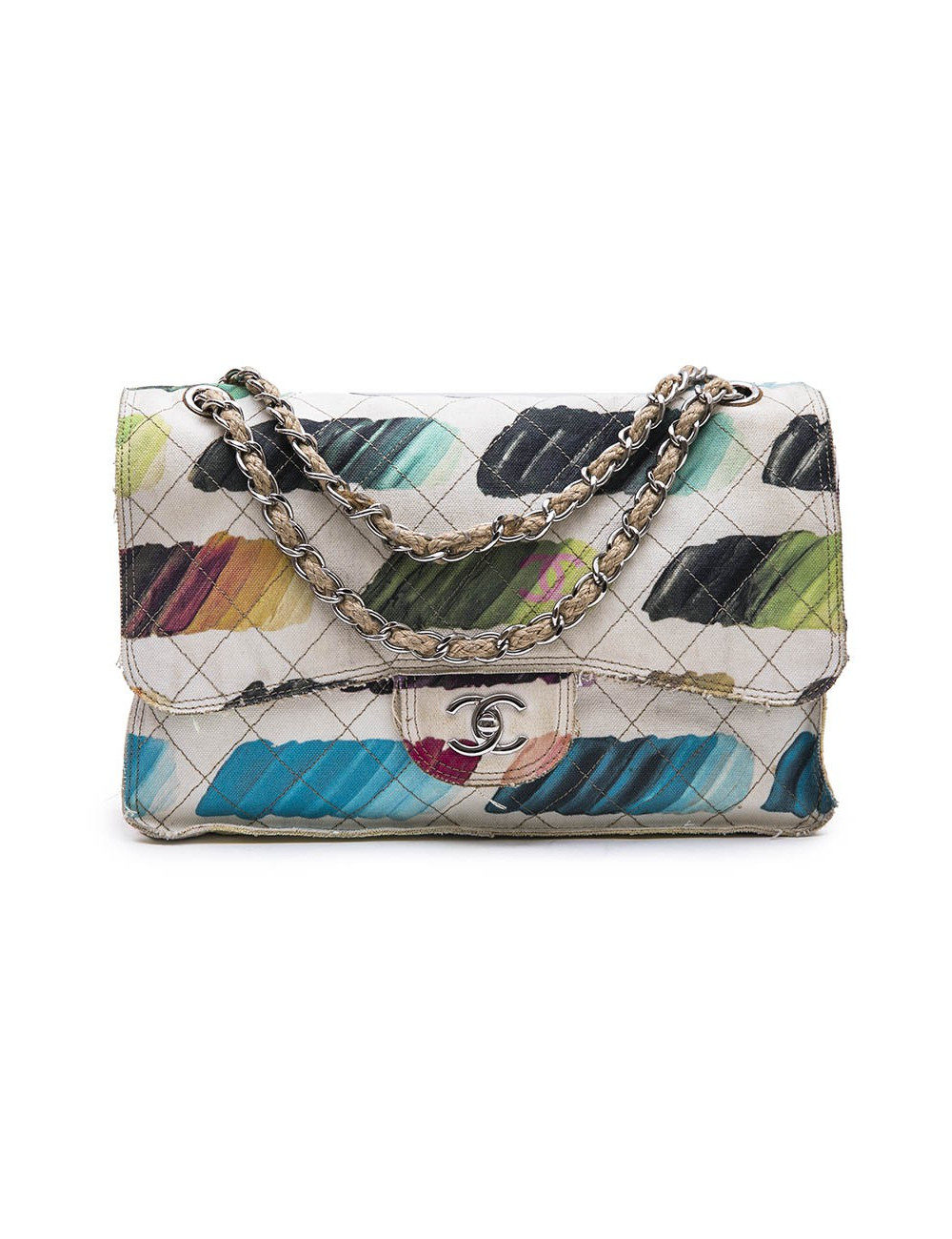 Sac CHANEL en toile graffitis 