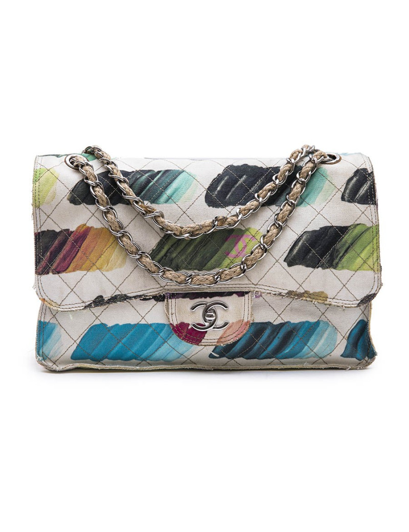 Sac CHANEL en toile graffitis 