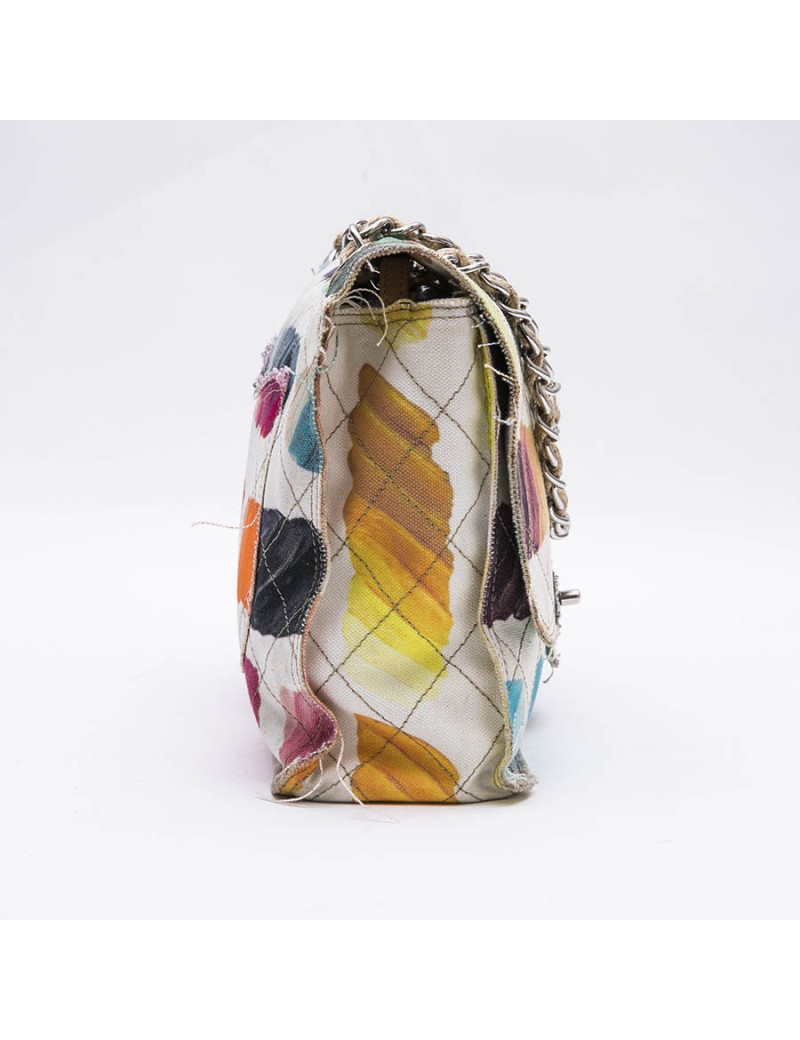 Sac CHANEL en toile graffitis 
