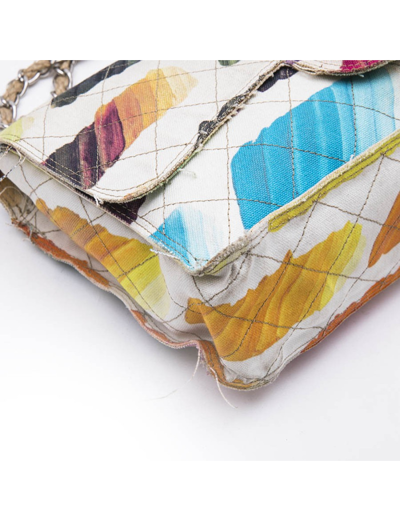 Sac CHANEL en toile graffitis 